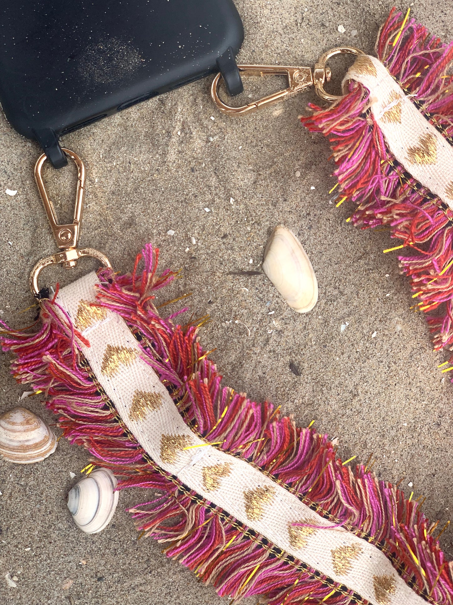 Kort telefoon koord Senna (Pink)