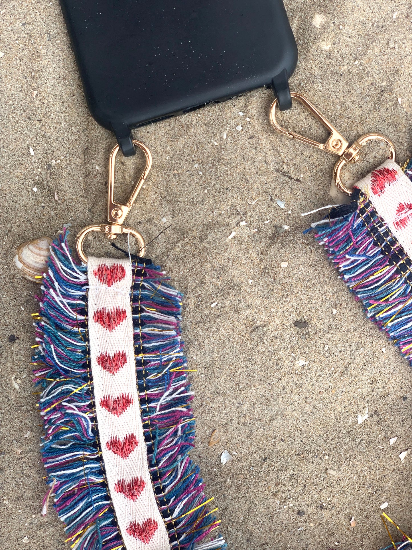 Kort telefoon koord Senna (blue)