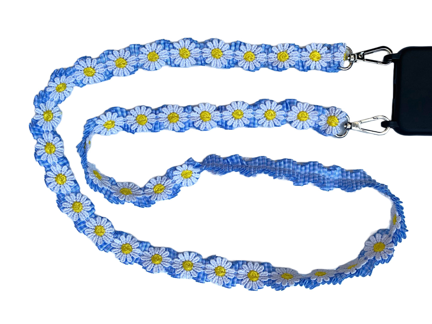 Lang telefoon koord Daisy Blue